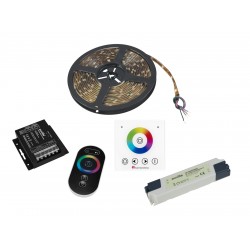 EUROLITE Set LED Strip RGB 5m + RF Controller + Wandpanel + Trafo 24V EUROLITE Set LED Strip RGB 5m + RF Controller + Wandpanel + Trafo 24V