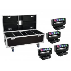 EUROLITE Set 4x LED TMH-X Bar 5 Beam + Case EUROLITE Set 4x LED TMH-X Bar 5 Beam + Case
