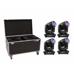 EUROLITE Set 4x LED TMH-X10 Beam + Case EUROLITE Set 4x LED TMH-X10 Beam + Case