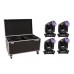 EUROLITE Set 4x LED TMH-X10 Beam + Case EUROLITE Set 4x LED TMH-X10 Beam + Case