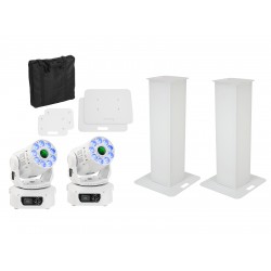 EUROLITE Set 2x Stage Stand 100cm + 2x LED TMH-75 COB white EUROLITE Set 2x Stage Stand 100cm + 2x LED TMH-75 COB white