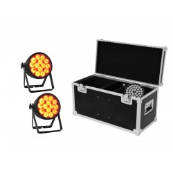 EUROLITE Set 2x LED IP PAR 14x10W HCL + Case EUROLITE Set 2x LED IP PAR 14x10W HCL + Case