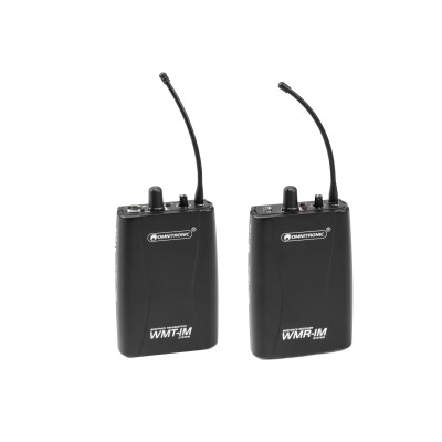OMNITRONIC Set WMT-1M UHF Transmitter + WMR-1M UHF Receiver OMNITRONIC Set WMT-1M UHF Transmitter + WMR-1M UHF Receiver