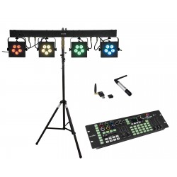 EUROLITE Set LED KLS-902 + Controller + STV-40S-WOT Steel stand EUROLITE Set LED KLS-902 + Controller + STV-40S-WOT Steel stand