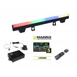 EUROLITE Set 10x LED PT-100/32 Pixel DMX Tube + MADRIX Software + KEY EUROLITE Set 10x LED PT-100/32 Pixel DMX Tube + MADRIX Software + KEY