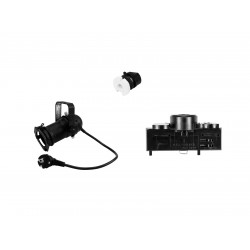 EUROLITE Set DIY PAR-16 Spot GU-10 + Multi adapter, 3 phases, black EUROLITE Set DIY PAR-16 Spot GU-10 + Multi adapter, 3 phases, black