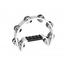 DIMAVERY TN-2 Tambourine plastic, white DIMAVERY TN-2 Tambourine plastic, white