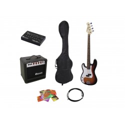 DIMAVERY BGS-10 E-Bass-Set LH, sunburst DIMAVERY BGS-10 E-Bass-Set LH, sunburst