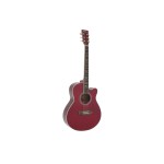 DIMAVERY JH-500 Cutaway guitar, red