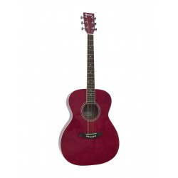 DIMAVERY AW-303 Western guitar red