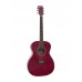 DIMAVERY AW-303 Western guitar red
