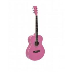 DIMAVERY AW-303 Western guitar pink DIMAVERY AW-303 Western guitar pink