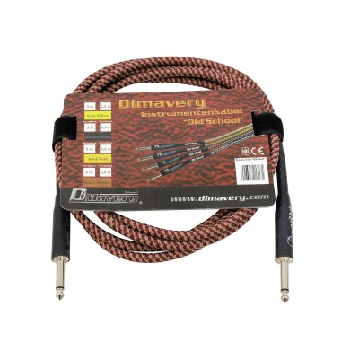 DIMAVERY Instrument-cable, 3m, br/rd