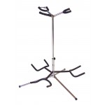 DIMAVERY Guitar Stand 3-fold sil