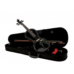 DIMAVERY E-Violin 4/4 with bow, black DIMAVERY E-Violin 4/4 with bow, black