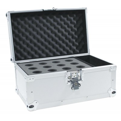 ROADINGER Microphone Case Road 12 Microphones sil