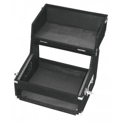ROADINGER Mixer/CD player case 2/4 U carpet bk ROADINGER Mixer/CD player case 2/4 U carpet bk
