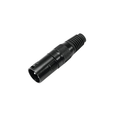 OMNITRONIC XLR plug 3pin black housing 10x OMNITRONIC XLR plug 3pin black housing 10x