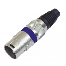 OMNITRONIC XLR plug 3pin bu 10x
