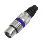 OMNITRONIC XLR socket 3pin bu 10x