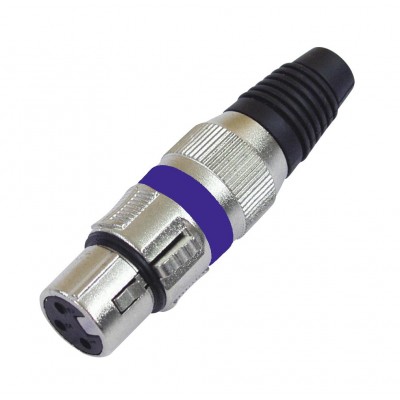 OMNITRONIC XLR socket 3pin bu 10x