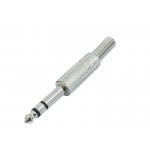 OMNITRONIC Jack plug 6.3 stereo 10x