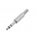 OMNITRONIC Jack plug 6.3 stereo 10x