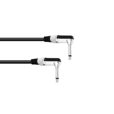 OMNITRONIC Jack cable 6.3 mono 2x 90 OMNITRONIC Jack cable 6.3 mono 2x 90