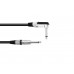 OMNITRONIC Jack cable 6.3 mono 1x 90