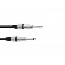 OMNITRONIC Jack cable 6.3 mono 0,5m bk ROAD OMNITRONIC Jack cable 6.3 mono 0,5m bk ROAD