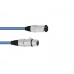 OMNITRONIC XLR cable 3pin 1,5m bu