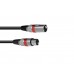 OMNITRONIC XLR cable 3pin 10m bk/rd