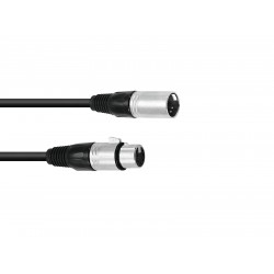 OMNITRONIC XLR cable 5pin 10m bk