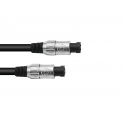 OMNITRONIC Speaker cable Speaker 2x4 1.5m bk