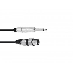 OMNITRONIC Adaptercable XLR(F)/Jack mono 10m bk OMNITRONIC Adaptercable XLR(F)/Jack mono 10m bk