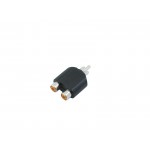 OMNITRONIC Adapter 2xRCA(F)/RCA(M) 10x