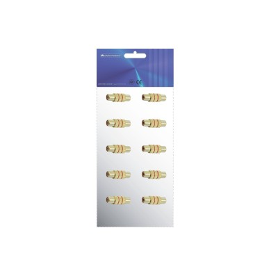 OMNITRONIC Adapter RCA(F)/RCA(F) mono met 10x