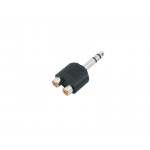 OMNITRONIC Adapter 2xRCA/Jack stereo 10x