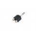 OMNITRONIC Adapter 2xRCA/Jack stereo 10x