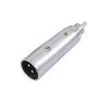 OMNITRONIC Adapter RCA(M)/XLR(M)