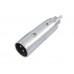 OMNITRONIC Adapter RCA(M)/XLR(M)