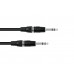 SOMMER CABLE Jack cable 6.3 stereo 0.25m bk Hicon