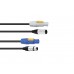 PSSO Combi cable PowerCon/XLR 1,5m