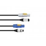 PSSO Combi cable PowerCon/XLR 3m