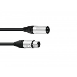 PSSO DMX cable XLR 3pin 1m bk Neutrik PSSO DMX cable XLR 3pin 1m bk Neutrik