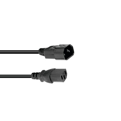 OMNITRONIC IEC Extension 3x0.75 5m bk