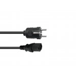 OMNITRONIC IEC Power Cable 3x1,0 0.9m bk