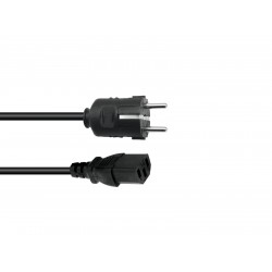 OMNITRONIC IEC Power Cable 3x1,0 0.9m bk OMNITRONIC IEC Power Cable 3x1,0 0.9m bk