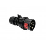 PC ELECTRIC CEE plug 32A 5pin 6h bk Shark