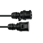 CEE prailgintuvas PSSO CEE extension 16A 5x1.5 25m Black Edition